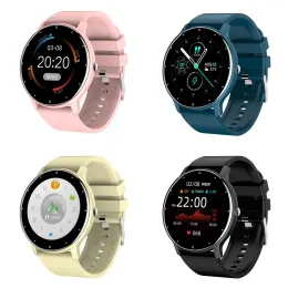 Saatler ZL 02 Duvar Kağıdı Özelleştir Akıllı İzleme Mesajı Hatırlatma Sport Smartwatch uyku kalp atış hızı monitör iOS android için saatler