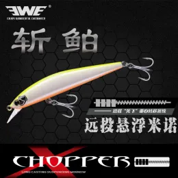 Acessórios Novo helicóptero de ovelha 70/90/105mm Long Shot suspenso Minnow Fishing Lure 6.5g/9g/11g Wobbler de engrenagem fixa de engrenagem fixa Sea Bait Hard Isent