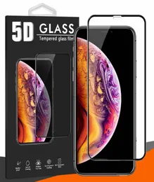 İPhone 12 Pro MAX 11 X XR 7 8 5D Temperli Cam Tam Vücut Kapak Filmi Paketli4481592