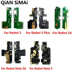 ケーブルXiaomi Redmi 5 5a Plus Note 5 5a用のマイクモジュール付き新しいマイクロUSB充電充電充電充電ケーブルポートボード