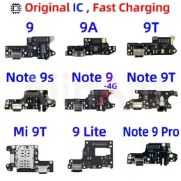 Cables Original USB Charge Board Port Connector Mic Dock Charging Flex Cable For Xiaomi Redmi Note 9 9A 9C 9T 4G 5G Pro