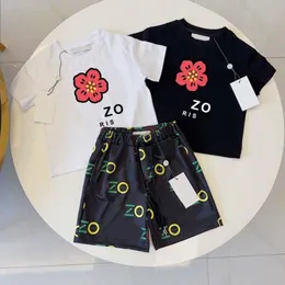 Designer Kids Tshirts Shorts Set Tiger Brand Baby Toddler Boys Girls Clothing Set kläder Summer White Black Luxury Tracksuit Youth A2AX#