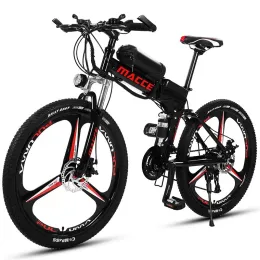 Cykel Mountain Bike Litium Batteri Electric Bicycle 26 tum Foldbar Vuxen Walking Battery Electric Bicycle