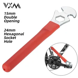 Tools Bicycle Pedal Wrench Extra Long Handle MTB Road Mountain Bike Pedals Install Remover Removal Replace Repair Tool Spanner 15mm