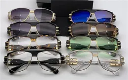 En Kalite 671 Metal Güneş Gözlükleri Büyük Boy Erkek Kadın Güneş Gözlükleri Metal UV400 Erkekler Güneş Gözlüğü UV4003658339