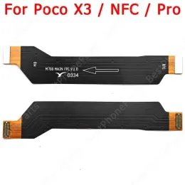 Kablar för Xiaomi Mi Poco X3 NFC Pro Connector PCB Mainboard Ny Original Main Board Flex Cable Motherboard Bytes reservdelar