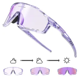 Occhiali da sole kapvoe sport sport rossi fotochromici biciclette cicliche occhiali da sole da sole da sole per occhiali mtb donne ocula