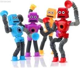 Zabawka dekompresyjna 4 pakiet teleskopowy ssanie robot zabawki pop fidget zabawka do autystycznej sensorycznej zabawki świąteczne D240424