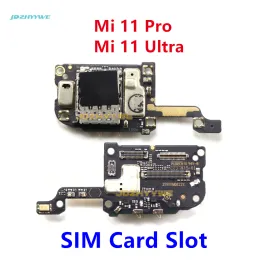 케이블 1pcs SIM 카드 리더 홀더 마이크 마이크 모듈 커넥터 PCB 보드 플렉스 케이블 Xiaomi MI 11 Pro / 11 Ultra 용 플렉스 케이블