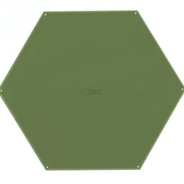 MAT 2,4 m 3 m 3,6 m große Camping Matte Sechskant Wasserdichte Bodenblatt Fußabdruck Picknick Matte Big Tarp Markus Schatten Beach Fahrt Matte