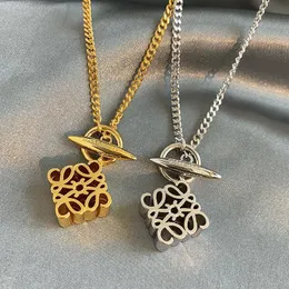 Brand designer di lusso Collane a ciondolo collana oro Plated di alta qualità Collana di alta qualità Donne Gioielli CHULLE CHULLA PER PARTENZA GIOITÀ GIOVELLI REGOLATO