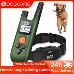 Collars DogCare TC05 Digital Dog Training Collar Waterproof Remote Control Antibark Shock Pet ShO