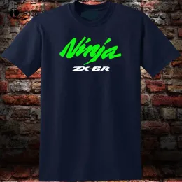 T-Shirt Japonya Motosiklet Ninja ZX6R Motor Sporları Logo ZX 6R Tasarımlar Erkekler Yaz Siyasi T Shirt Unisex