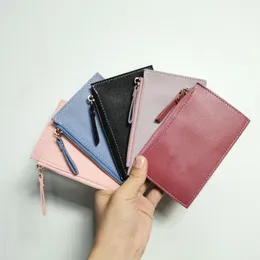 Slim Minimalist Front Pocket Cash ID Card Wallet, RFID -Blockiergeschäftskreditkartenhalter mit ID -Fenster für Männer Frauen