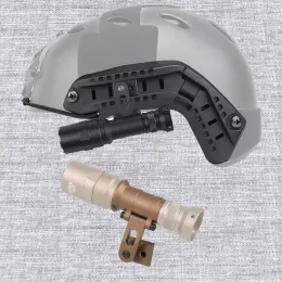 Luzes táticas Mich2000 Capacete guia lateral Rail de arco Montagem de capacete ajuste para lanterna de arma Surefire M300 M300B M300C M300V SERIE