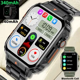 Smartwatch ao ar livre 1,95 polegada Tela Monitoramento de saúde Assista IP68 Sport Fitness Smart Watch For Men Mulheres Reloj Hombre