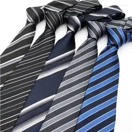 Bow Ties Luxury 8cm Mens Mens Classic Gravata Corbatas Business Necktie Jacquard Woven Neck for Men Groom حفل زفاف