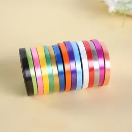 Decoração de festa 100pcs 0,5cm 10m Compartilhar pronta para enviar em estoque Despacho rápido embalagem de presentes por atacado PVC Balloon Ribbon Curling