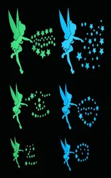 FAIRI STARS STARS Circoli Brillanti adesivi decorazioni per la casa Decal di adesivi luminosi per bambini DECORAZIONI DEL MOLTO CAMERA DA BAGNA BAGNA 7537463