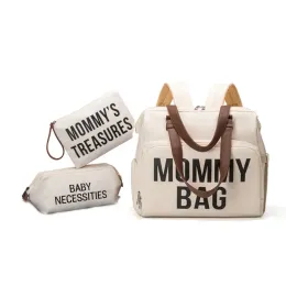 Vestidos Bolsa de maternidade de grande capacidade uma bolsa de mensageiro conveniente para viajar Multi Funcional Maternidade Maternidade Pacote