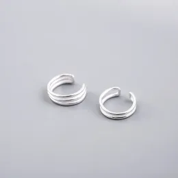 Ohrringe Reeti 925 Sterling Silber Clip auf Ohrringen Ohrmanschette für Frauen Girl Lady ohne durchdringende Ohrringschmuck