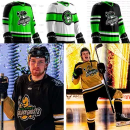 Jam Savannah Ghost Pirates Golden Jerseys Hockey Jersey Men Women, Breathable and Comfortable, Perfect for Game Day