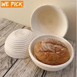 パーティー用品Wepickベーキングパン発酵バスケットキッチンブレッドバスケットRattan Oval/Round Home Doughストレージオーガナイザーベーカリー