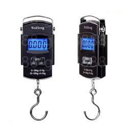 / 10g 50kg Electronic portátil Digital pendurado gancho de pesca de viagem LAGE LAGE SCALES BALANCE ESCALAS