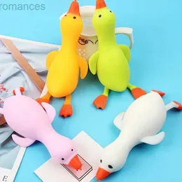 Dekompressionsleksak Antistress Duck Squeeze Toys Soft Goose Cute Kawaii Animals Vent Toys For Kids Adults Decompression Stretch Toys For Children D240424