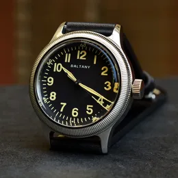 Kitler A11 İzle Vintage Askeri Saat Otomatik 39mm Sayım WW2 Mekanik Kol saatleri Erkekler Retro Stil Luminous Spor Saat Baltany