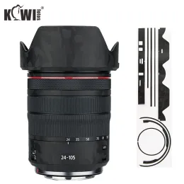 مرشحات العدسة المضادة للإيسلايد وغطاء غطاء غطاء محرك السيارة Canon RF 24105mm F4L هو عدسة USM EW83N عدسة جلد الغطاء 3M Shadow Black