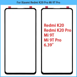 Xiaomi Redmi K20 Pro 터치 스크린 LCD 용 패널 10pcs Xiaomi Redmi Mi 9T Pro 터치 스크린 커버 교체 용 전면 외부 유리 패널 렌즈