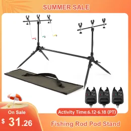 Aksesuarlar Lixada Ayarlanabilir Geri Çekilebilir Sazan Fishing Cod Pod Stant Tutucu Balıkçılık ısırığı Alarm Balıkçılık Kutbu Balıkçılık Takımı