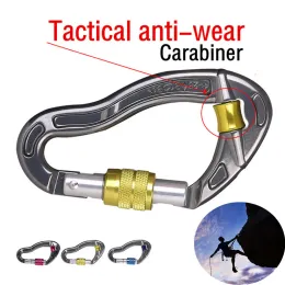 Accessoires Dshape Climbing Carabiner Schraubverriegelungsschutz Klettern Abseilende Bergsteiger Accessoires Outdoor Gadgets #G4