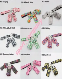 Fashion Keychains 5pcsset Self Defense Set mit Keychain Hand Sanitizer Fall Lippenstifthalter Armband Keyrings Selbstverteidigung KeyR2617505