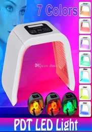 Nuovo 7 colori LED Mask Maschera Light Therapy Pdt Lampada Beauty Beauty Machine Trattamento Skin Stringe Acne Remover Anti Wrinkle9887928