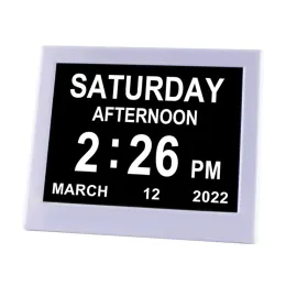 Рамки 8 -дюймовый автоматически отрегулируйте Brighes Digital Electronic Clock DDC8005 Интеллектуальный календарь электронных будильников.