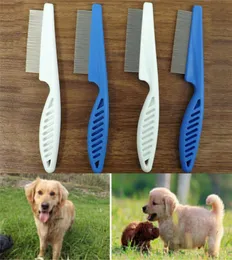 Cat Dog Beauty Tools Metal Nit Head Hair Pet Les Comb Fin Tooted Flea Flee Hande Pets Supplies6897595