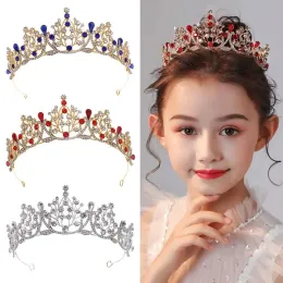 Accessori Princess Crystal Tiaras and Crowns Headband Girl Girls Bridal Crown Crown Wedding Party Accepenti