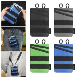 Väskor EDC Tactical Tool Bag Foldbar Mini EDC Pouch Sundries Bag Telefon Pouch Key Case Organizer Midja Wallet Molle Shoulder Bag