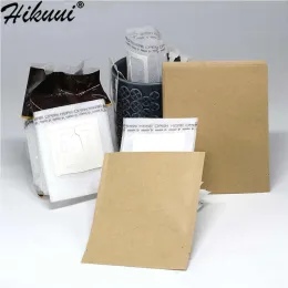 Bags Drip Coffee Filter Hanging Ear Bag and Kraft Sealed Paper Bag Moisture Proof Coffee Packaging Portable Coffee Filter Set