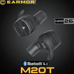 Acessórios Earmor M20 T Sem fio Bluetooth fones de ouvido AirSoft fones de ouvido tactóis cancelando tampões para os ouvidos do Protetor de audição