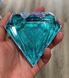 Caixa de embalagem de cílios falsos de diamante Caixas falsas 3D Mink Caixas