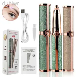 Epilator Eyebrow Trimmer Pen Makeup ansiktsepilator smärtfri bärbar kvinnors rakapparat elektriska rakkniv hårborttagning för kvinnor D240424