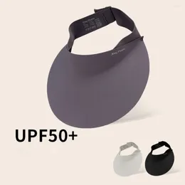 Berets Nylon Stoff Wide Visor Rand Hut Hochwertige, nicht markierende, schnell trocknende Sonnenschutz UV-Kappe