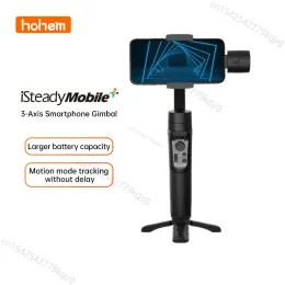 Gimbals Hohem Mobile Plus Phone Handheld Gimbals Selfie Stick Gymbal Stabilizer para Smartphone de Cellphone Smartphone Shooting Guimbal