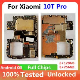 Antenna Original MainBoard For Xiaomi 10T Pro / Redmi K30S MotherBoard Unlocked Full Chips Circuits Flex Cable Global Frimware 128G 256G