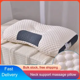 Massager Dakimakura Memory Foam Adult Home Orthopedic Sleeping Pillows Massage Core Travel Neck Cervical Protect Household Soybean Fiber