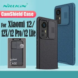 Xiaomi Mi 12 12x 12 Pro Case Nillkin Camshield Pro Case Slide Camera Lensレンズプライバシー保護バックカバーXiaomi 12 Liteのカバー