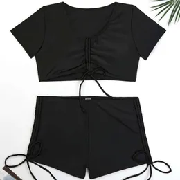 2024 neue Mode Shorts Badeanzug Frauen sexy Bikini One Piece Badeanzug